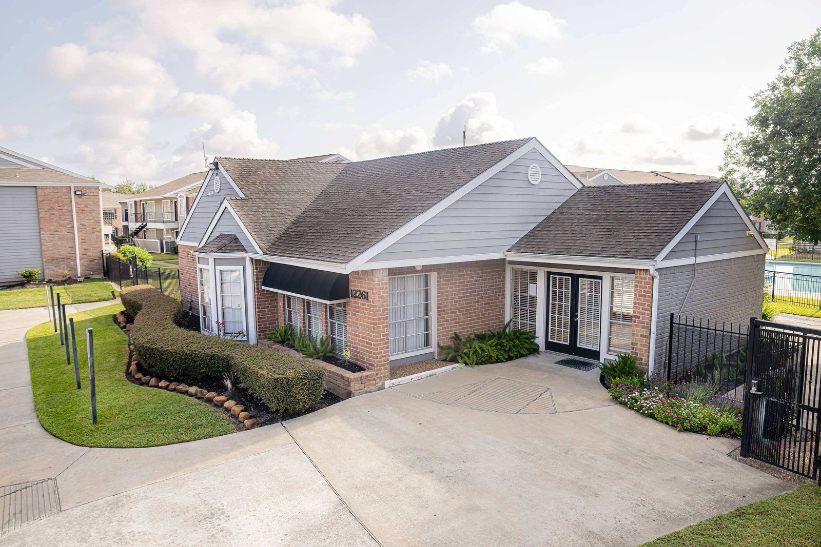 Westbury Reserve — exterior and leasing office